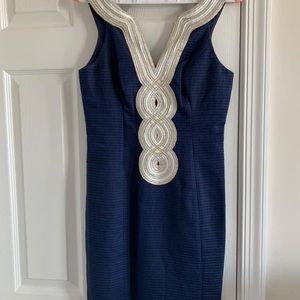 Lilly pulitzer Navy Blue Cocktail Dress